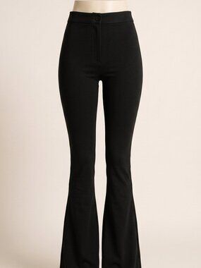 ChicCurve High Waist Wide Leg Black Shapewear Pants Size S New Sealed